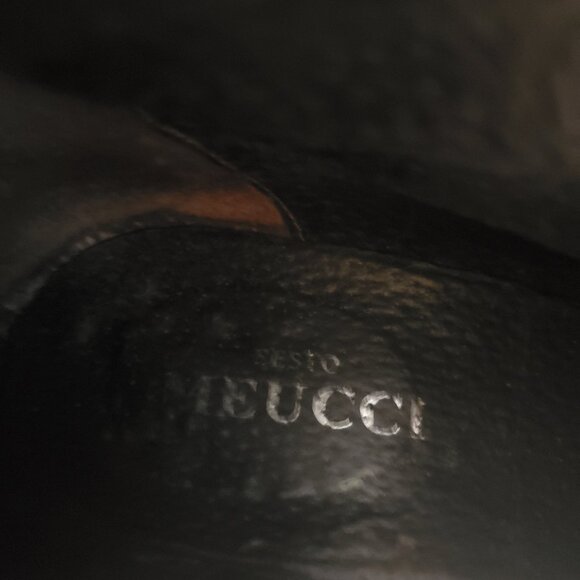 Sesto Mieucci Made in Italy Chestnut Brown Leather Riding Style Boot sz 10 - Picture 14 of 14